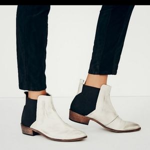 Free People Dark Horse Distressed Ankle Booties